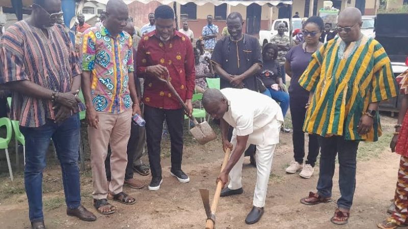 SOD CUTTING CEREMONY FOR THE UPGRADING OF CHPS COMPOUND TO HEALTH CENTER – GOMOA EKWAMKROM