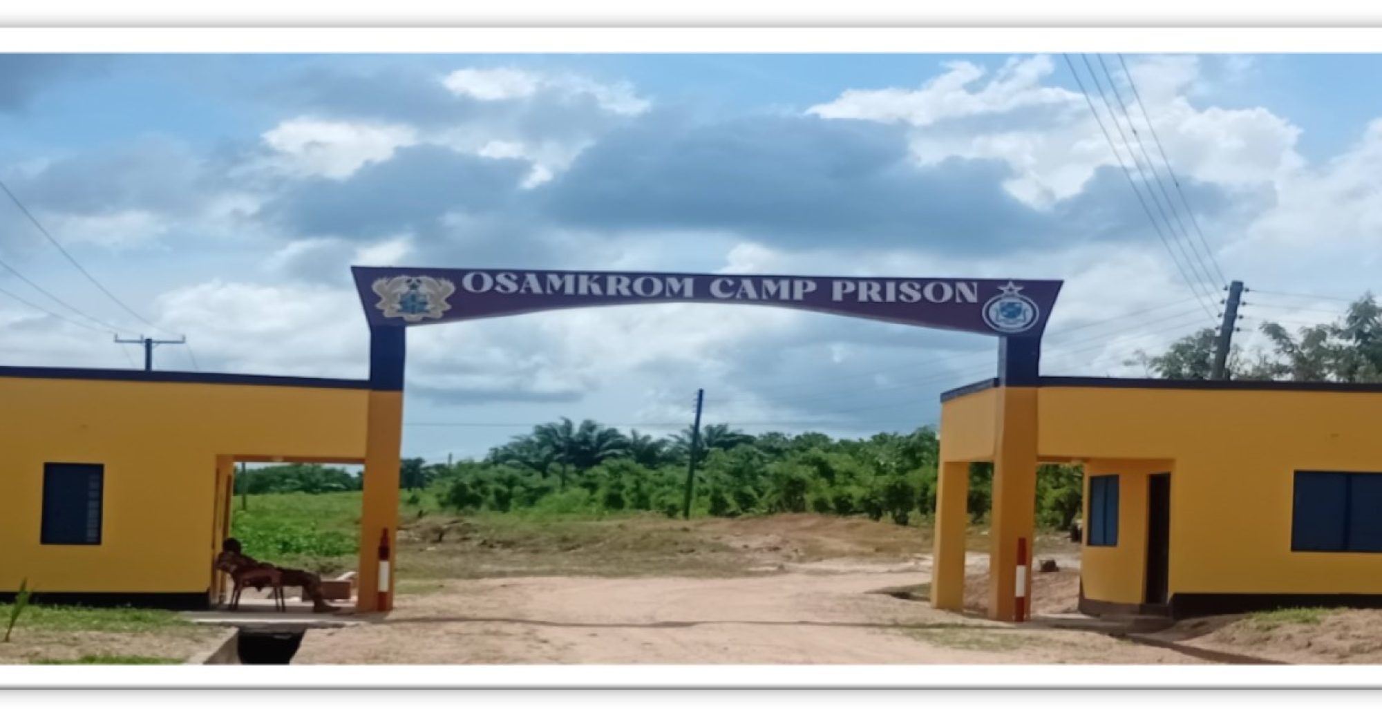 DISINFECTION AT GOMOA OSAMKROM CAMP PRISON