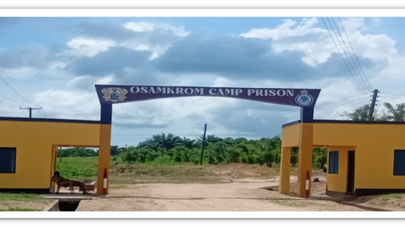 DISINFECTION AT GOMOA OSAMKROM CAMP PRISON