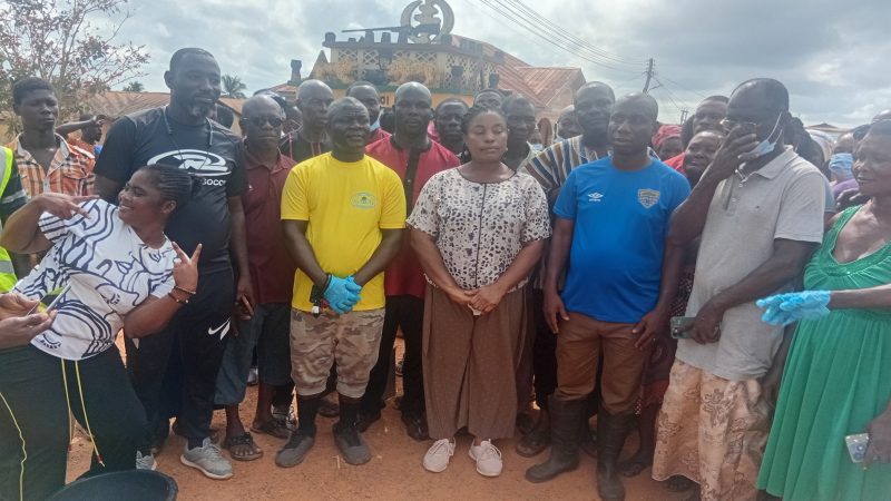 CLEANUP EXERCISE AT GOMOA  ACHIASE ELECTORAL AREA