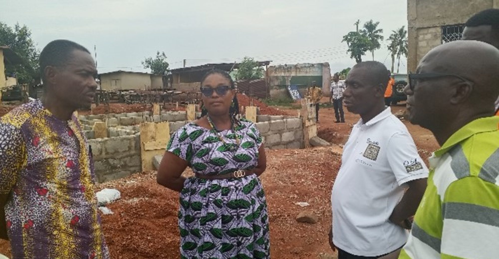 HON. DCE CONDUCTS PROJECT SITE MEETINGS WITH STAFF OF GOMOA CENTRAL DISTRICT ASSEMBLY