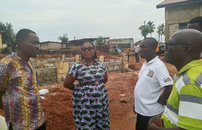 HON. DCE CONDUCTS PROJECT SITE MEETINGS WITH STAFF OF GOMOA CENTRAL DISTRICT ASSEMBLY