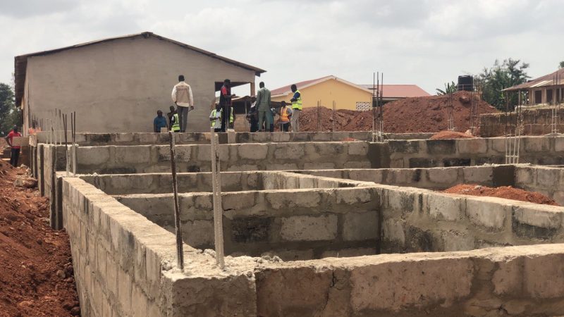 CONSTRUCTION OF 1. NO 2 -UNIT KG BLOCK WITH 2-SEATER WC TOILET AT GOMOA AFRANSI SDA
