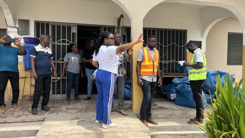 GOMOA CENTRAL DISTRICT ASSEMBLY CONDUCTS SITE MEETING TO REVIEW PROGRESS ON INFRASTRUCTURE PROJECTS IN THE DISTRICT