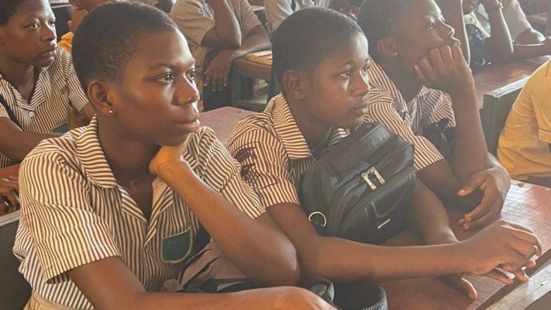 HON. D.C.E ENGAGES WITH BECE CANDIDATES WITHIN GOMOA CENTRAL DISTRICT TOWARDS THEIR UPCOMING EXAMINATION