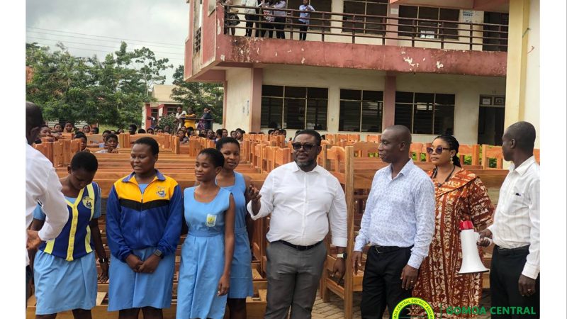 GOMOA CENTRAL DISTRICT ASSEMBLY DONATES BUNK BEDS TO GYAMAN SENIOR HIGH