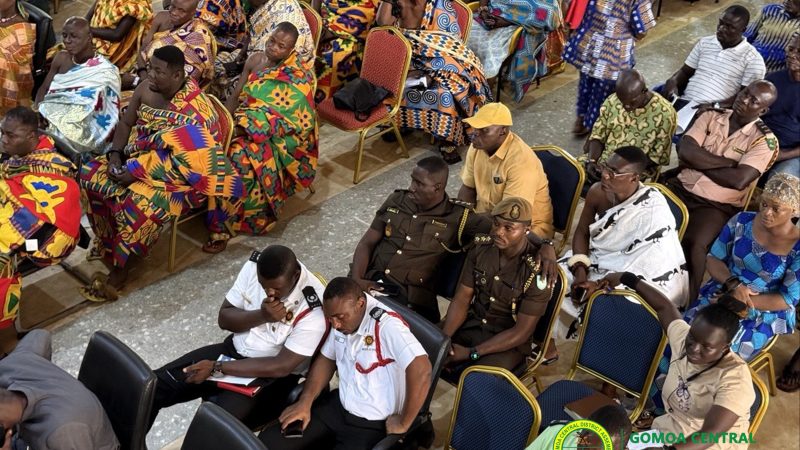 GOMOA CENTRAL DISTRICT ASSEMBLY HOLDS ACCOUNTING TO THE PEOPLE TOWN HALL MEETING